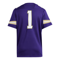 #1 Washington Huskies adidas Premier Jersey - Purple
