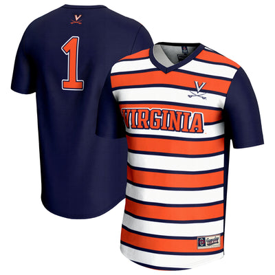 #1 Virginia Cavaliers GameDay Greats Lightweight Soccer Fashion Jersey - Navy