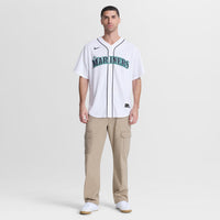 Seattle Mariners Logan Gilbert Nike White Home Replica Jersey