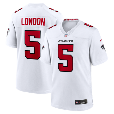 Atlanta Falcons Drake London Nike White Game Jersey