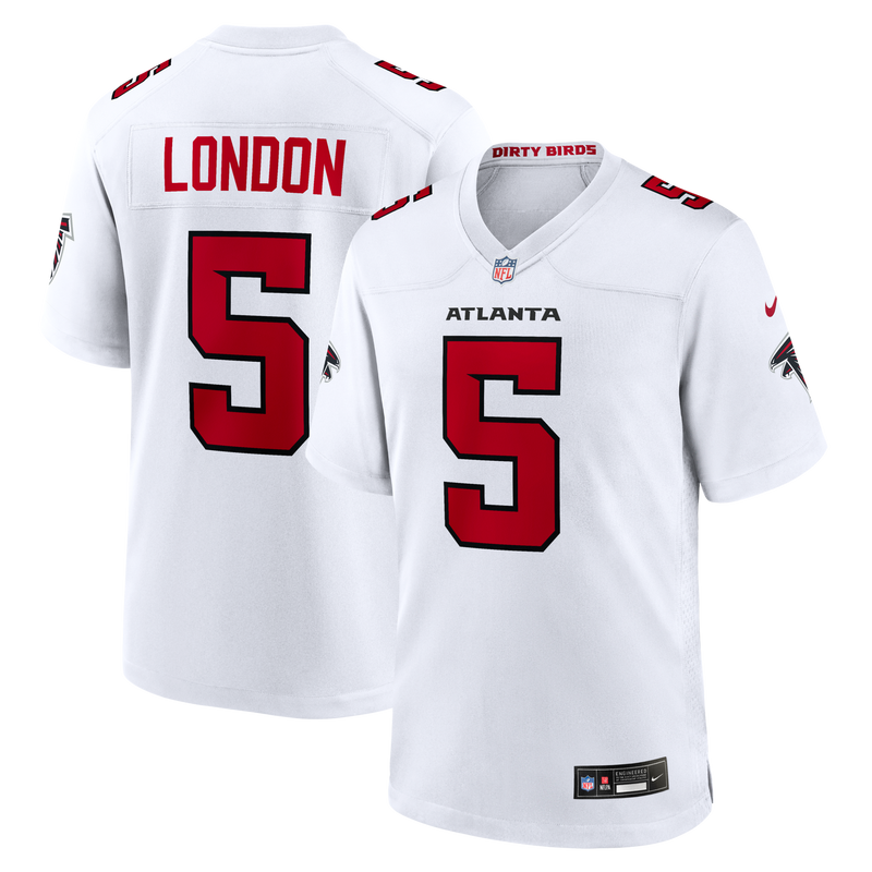 Atlanta Falcons Drake London Nike White Game Jersey