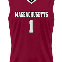 #1 UMass Minutemen GameDay Greats Lightweight Basketball Jersey - Maroon