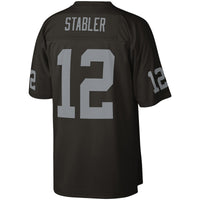 Las Vegas Raiders Ken Stabler Mitchell & Ness Black Legacy Replica Jersey