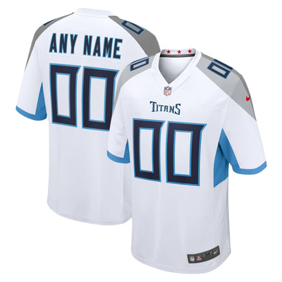 Tennessee Titans Nike White Custom Game Jersey
