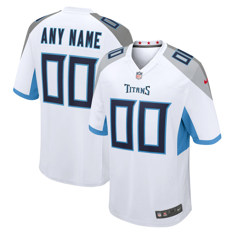 Tennessee Titans Nike White Custom Game Jersey