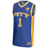 #1 Pitt Panthers GameDay Greats Lightweight Basketball Jersey - Royal