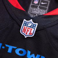 Houston Texans Azeez Al-Shaair Nike Navy Alternate Game Jersey