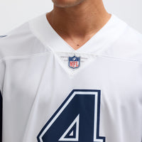 Dallas Cowboys Dak Prescott White Nike Color Rush Vapor Limited Jersey