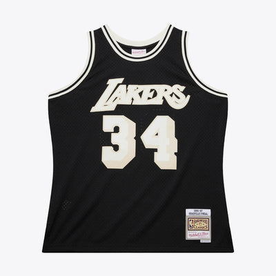 Los Angeles Lakers Mitchell & Ness Off Court Swingman Jersey Shaquille O'Neal 1996