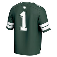 #1 Michigan State Spartans GameDay Greats Lightweight Collegiate Football Fashion Jersey - Green