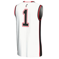 #1 Cincinnati Bearcats GameDay Greats Lightweight Basketball Fashion Jersey - White