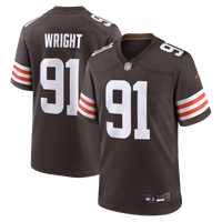 Cleveland Browns Alex Wright Nike Brown Team Game Jersey
