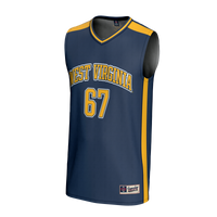 #67 West Virginia Mountaineers GameDay Greats Lightweight Basketball Jersey - Navy