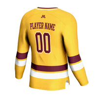 Minnesota Golden Gophers GameDay Greats NIL Pick-A-Player Hockey Lightweight Jersey - Gold