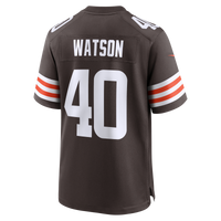 Cleveland Browns Nathaniel Watson Nike Brown Team Game Jersey