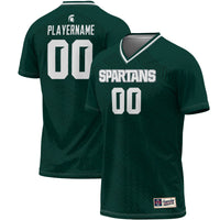 Michigan State Spartans GameDay Greats NIL Pick-A-Player Lightweight Soccer Jersey - Green
