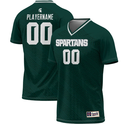 Michigan State Spartans GameDay Greats NIL Pick-A-Player Lightweight Soccer Jersey - Green