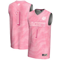 #1 UMass Minutemen GameDay Greats Lightweight Basketball Jersey - Pink