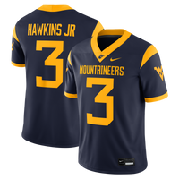 Michael Hawkins Jr. West Virginia Mountaineers Nike Game Football Jersey - Navy
