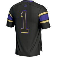 #1 James Madison Dukes GameDay Greats Endzone Football Jersey - Black