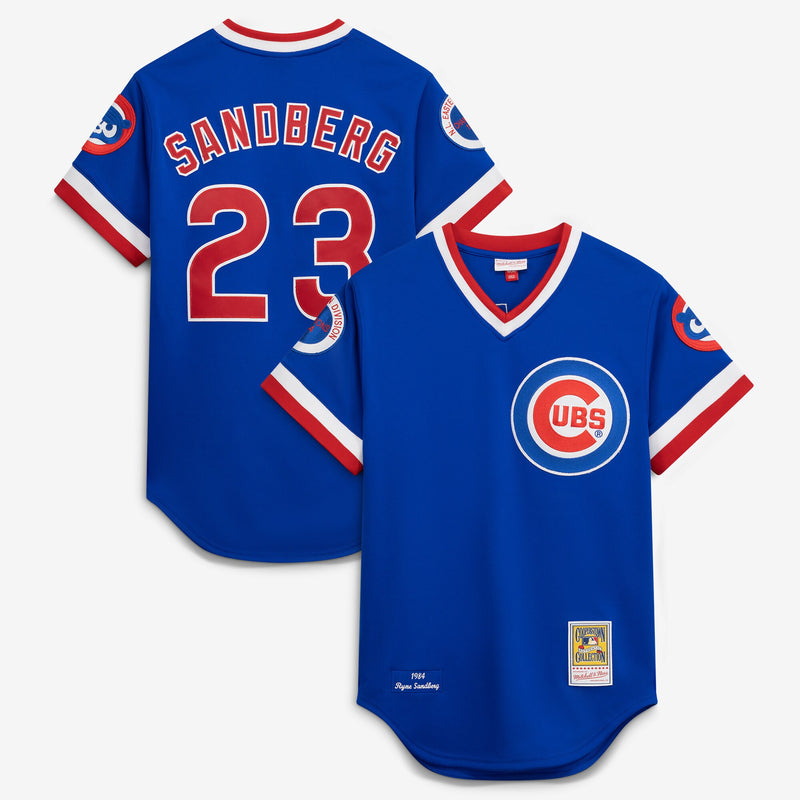 Chicago Cubs 1984 Ryne Sandberg Mitchell & Ness Throwback Royal Authentic Jersey
