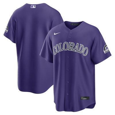 Colorado Rockies Nike Purple Alternate Stadium Jersey