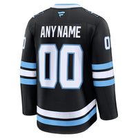 Utah Mammoth Fanatics Black Home Premium Custom Jersey