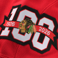 Chicago Blackhawks Connor Bedard Fanatics Red Centennial Premium Player Jersey