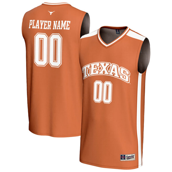 Texas Longhorns GameDay Greats NIL Pick-A-Player Lightweight Basketball Fashion Jersey - Burnt Orange