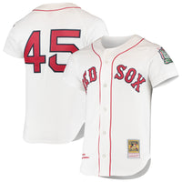 Boston Red Sox Pedro Martinez Mitchell & Ness White 1999 Cooperstown Collection Home Authentic Jersey