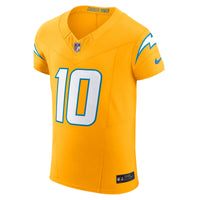 Los Angeles Chargers Justin Herbert Nike Gold Alternate Vapor F.U.S.E. Elite Jersey