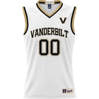Vanderbilt Commodores GameDay Greats NIL Pick-A-Player Basketball Jersey - White