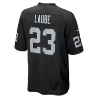 Las Vegas Raiders Dylan Laube Nike Black Team Game Jersey
