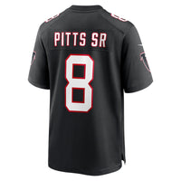 Atlanta Falcons Kyle Pitts Sr. Nike Black Alternate Game Jersey