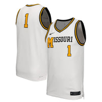 Missouri Tigers Nike Retro Replica Basketball Jersey - White