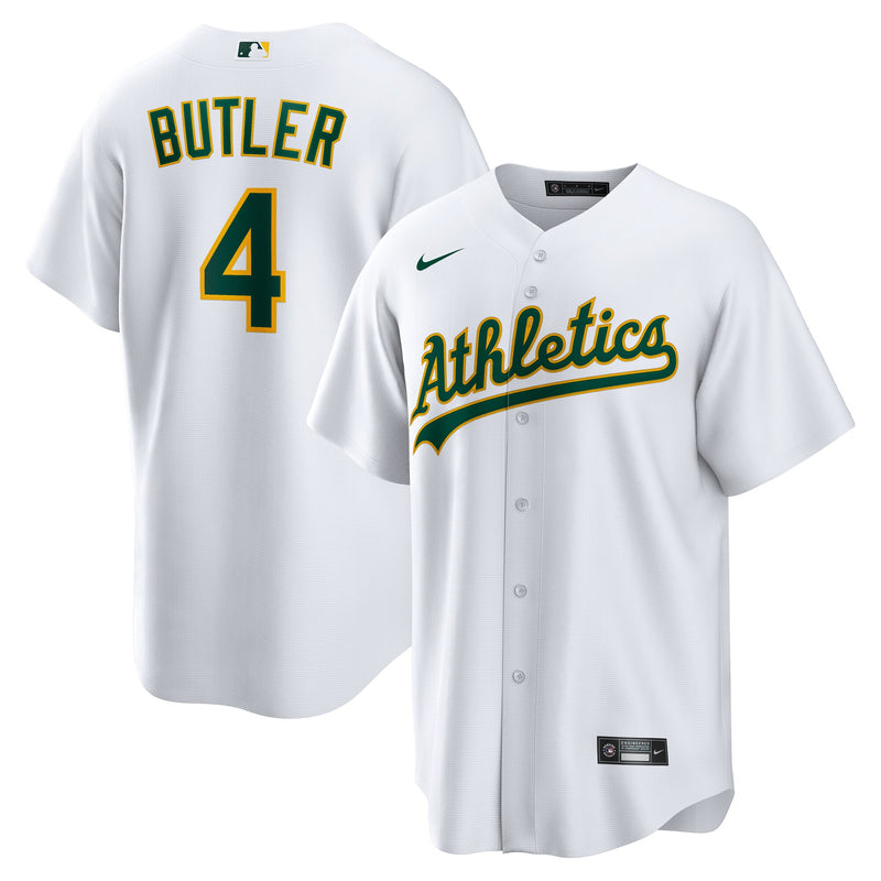Athletics Lawrence Butler Nike White Home Replica Jersey
