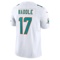 Miami Dolphins Jaylen Waddle Nike White Vapor F.U.S.E. Limited Jersey