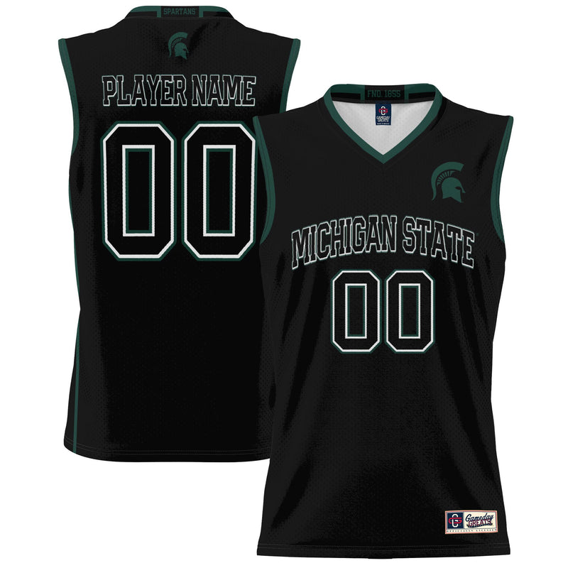 Michigan State Spartans GameDay Greats NIL Pick-A-Player Basketball Jersey - Black