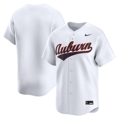 Nike White Auburn Tigers Home Limited Baseball Jersey