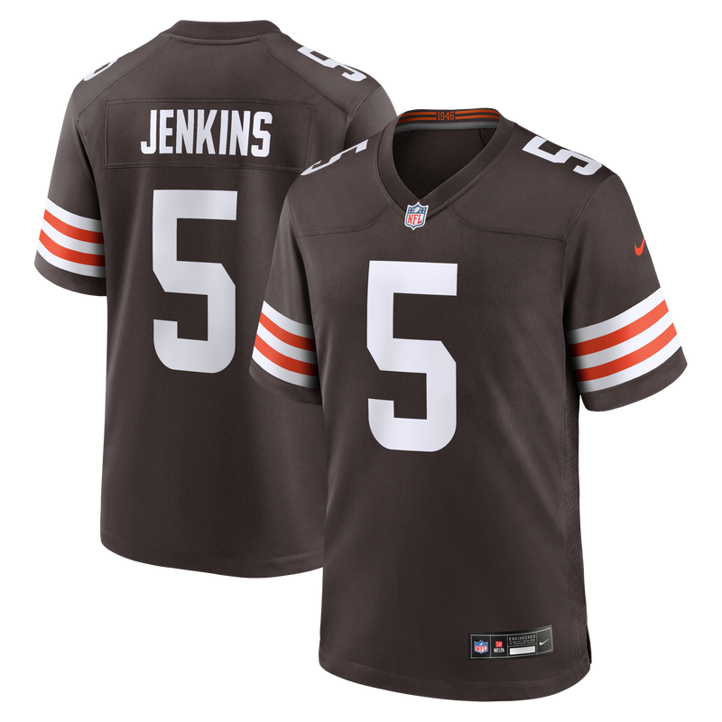 Cleveland Browns Rayshawn Jenkins Nike Brown Team Game Jersey