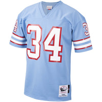 Houston Oilers 1980 Earl Campbell Mitchell & Ness Light Blue Authentic Throwback Retired Player Jersey