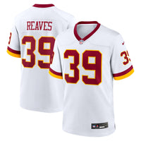 Washington Commanders Jeremy Reaves Nike White Game Super Bowl Era Jersey
