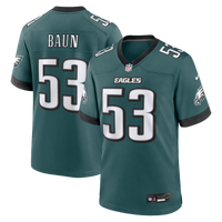 Philadelphia Eagles Zack Baun Nike Midnight Green Team Game Jersey
