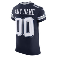Dallas Cowboys Nike Navy Vapor F.U.S.E. Elite Custom Jersey
