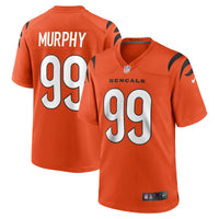 Cincinnati Bengals Myles Murphy Nike Orange Alternate Game Jersey