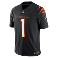 Cincinnati Bengals Ja'Marr Chase Nike Black Vapor F.U.S.E. Limited Jersey