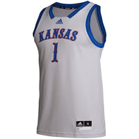 adidas # Gray Kansas Jayhawks Swingman Jersey