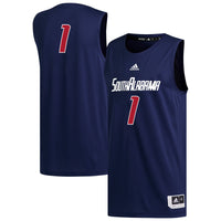 #1 South Alabama Jaguars adidas Replica Basketball Jersey - Navy