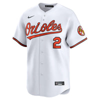 Baltimore Orioles Gunnar Henderson Nike White Home Limited Player Jersey