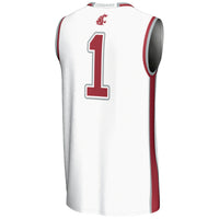 #1 Washington State Cougars GameDay Greats Lightweight Basketball Jersey - White